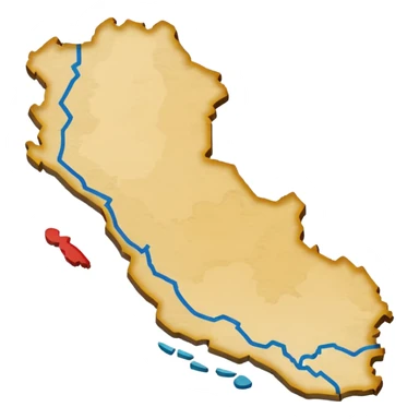 I want that you generate a Peru map emoji sticker