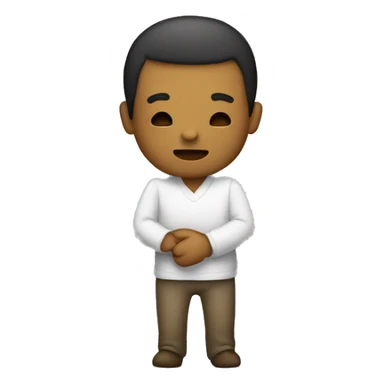 tucking someone in sticker