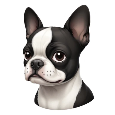 Boston terrier sticker