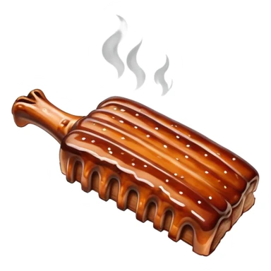 baby back spare ribs  sticker