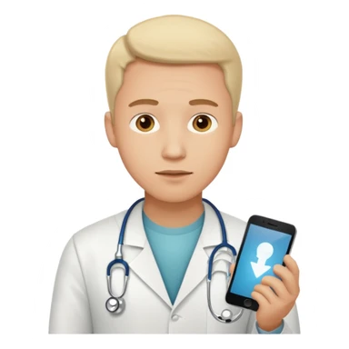 A male customer, not a doctor or professional medical person, who has been looking for feedback or advice on a medical condition. I want to see the two options. No headset or computers. sticker