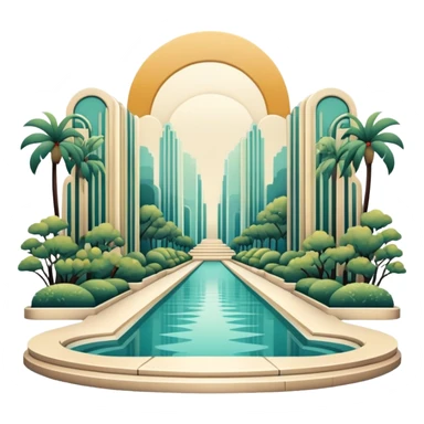 Retro Aesthetic Scenery Deco sticker