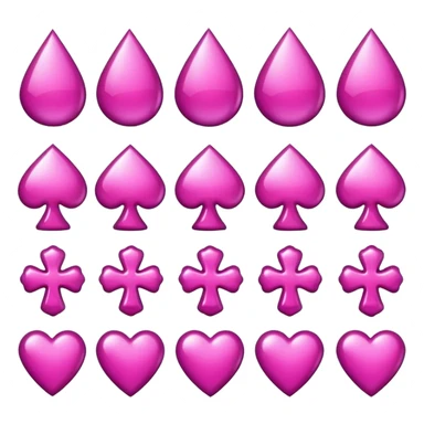 glitter pink game sticker