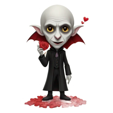 Nosfertu on Valentine’s Day  sticker