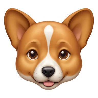 Vira lata caramelo claro pelo todo caramelo claro, de orelha em pé e pelo curto liso  sticker