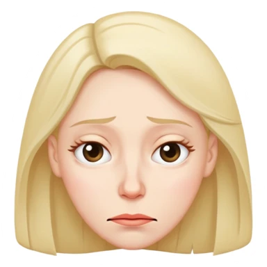 tired mom face sticker