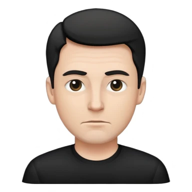 gil be white and be wering black sticker