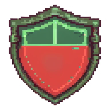 Green shield with MOD text in center, official moderator emblem sticker