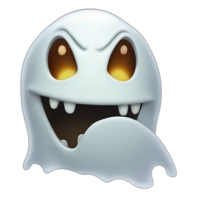 Spooky Mario ghost sticker