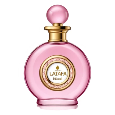 lattafa yard pink perfume 100ml sticker
