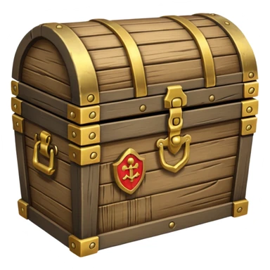 treasure chest sticker