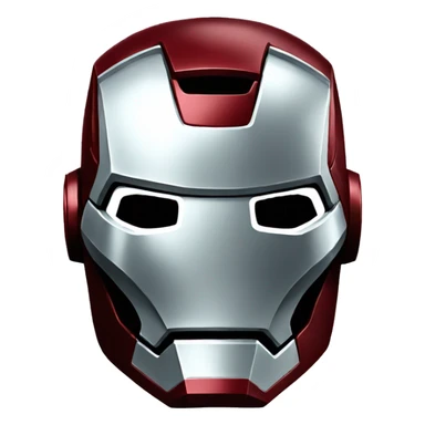 Android with Iron Man helmet sticker