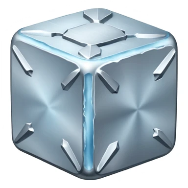 frozen metal sticker