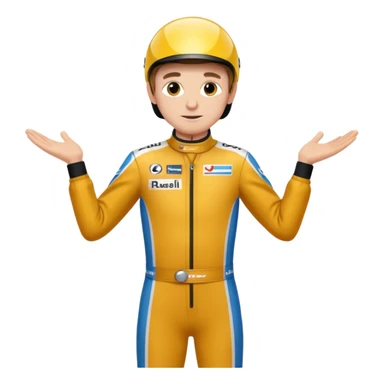 George Russel T pose sticker