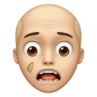 Jaw on the floor  sticker