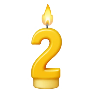 22nd birthday candle sticker