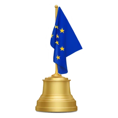 european-union-flag on trophee circle sticker