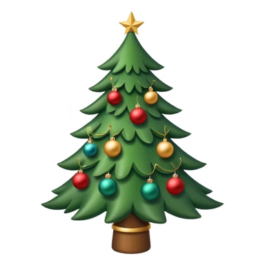 christmas tree sticker