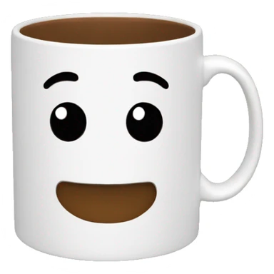 Speaking mug sticker