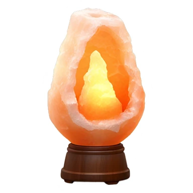 Himalaya’s salt lamp with warm light  sticker