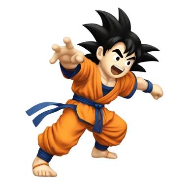 Sangoku rizzing sticker