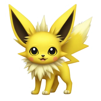 Kawaii Cool Edgy Jolteon full body sticker