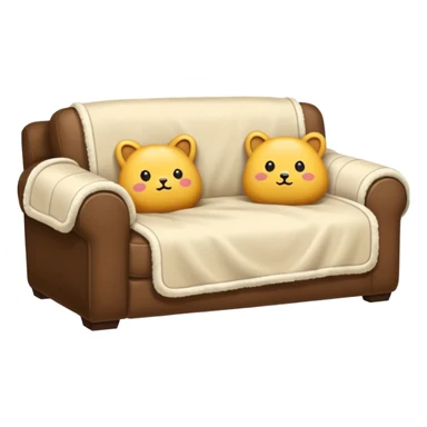 cozy blanket couch fort sticker