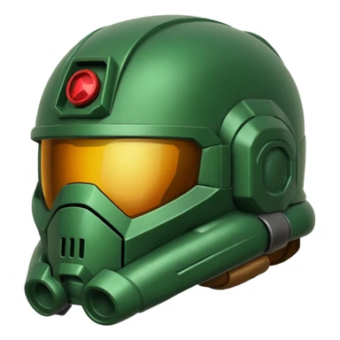 Doomguy helmet sticker