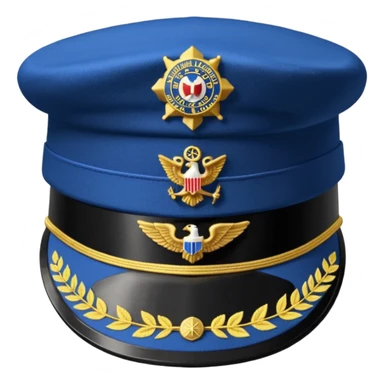 American legion service cap sticker