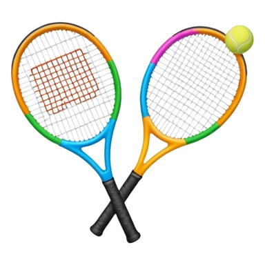 Tennis-Racket with Animals sticker