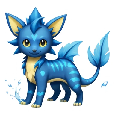 Luxray-Vaporeon-Dewott-fusion sticker
