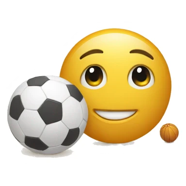 pelota de playa con carita sticker