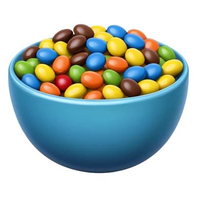 Bowl of M&Ms sticker