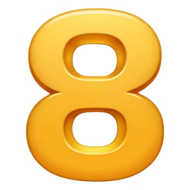 number 5.7 bold clear single number no extra symbols no text sticker