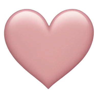 dusty pink heart emoji sticker