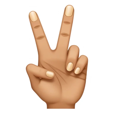 2 fingers inside  sticker