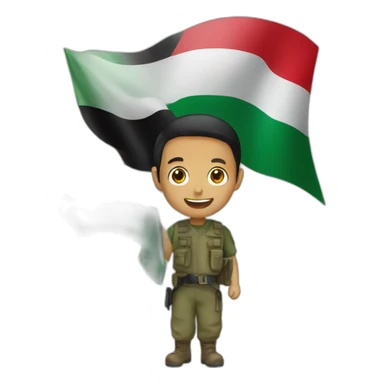 palestinian flag sticker