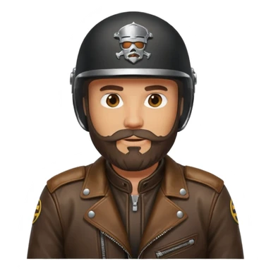 Biker with helmet and beard





















 sticker