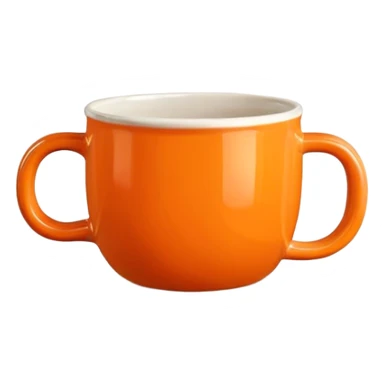 orange mug sticker