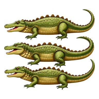 Brown cocodrilos  sticker