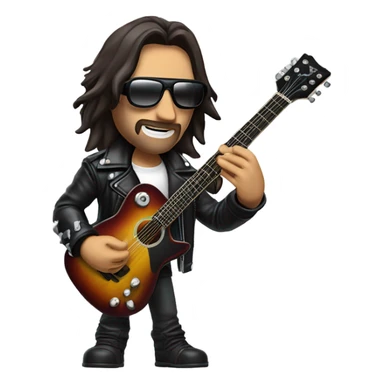 Johnny silverhand with guitar sticker