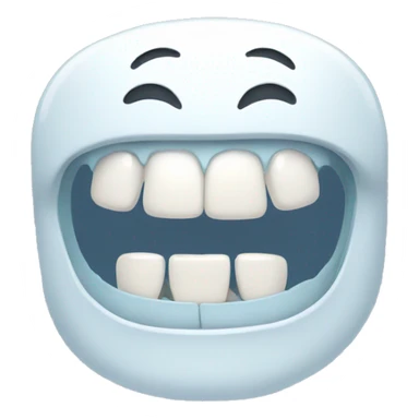 Clear braces sticker