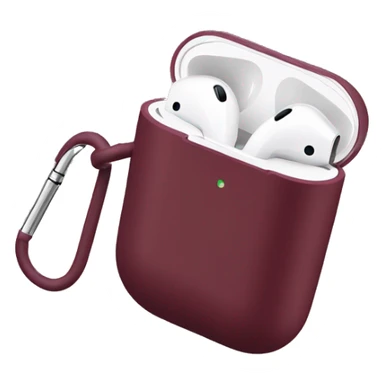 airpods burgundy sticker