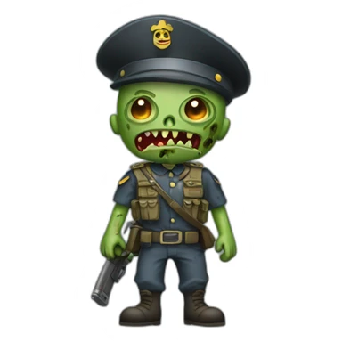 Zombie soldire sticker