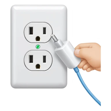 pulling the plug from an outlet sticker