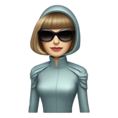 Anna wintour spacewoman sticker