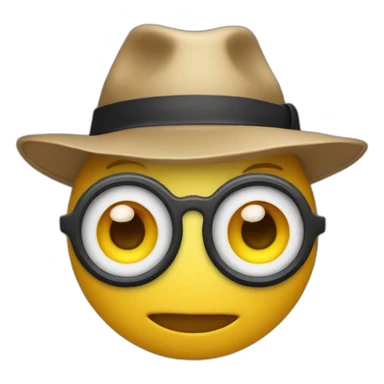 two eyes with a hat over each one sticker