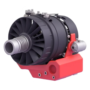 broken aircraft engine sticker