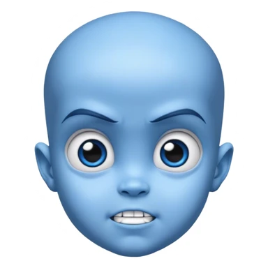 Baby megamind sticker