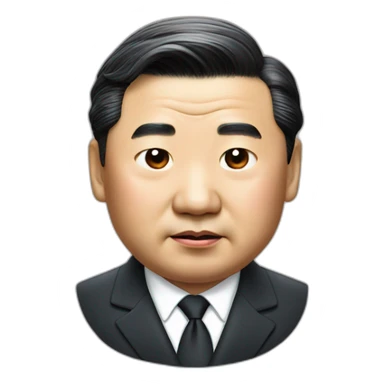 Xi Jinping with tear sticker